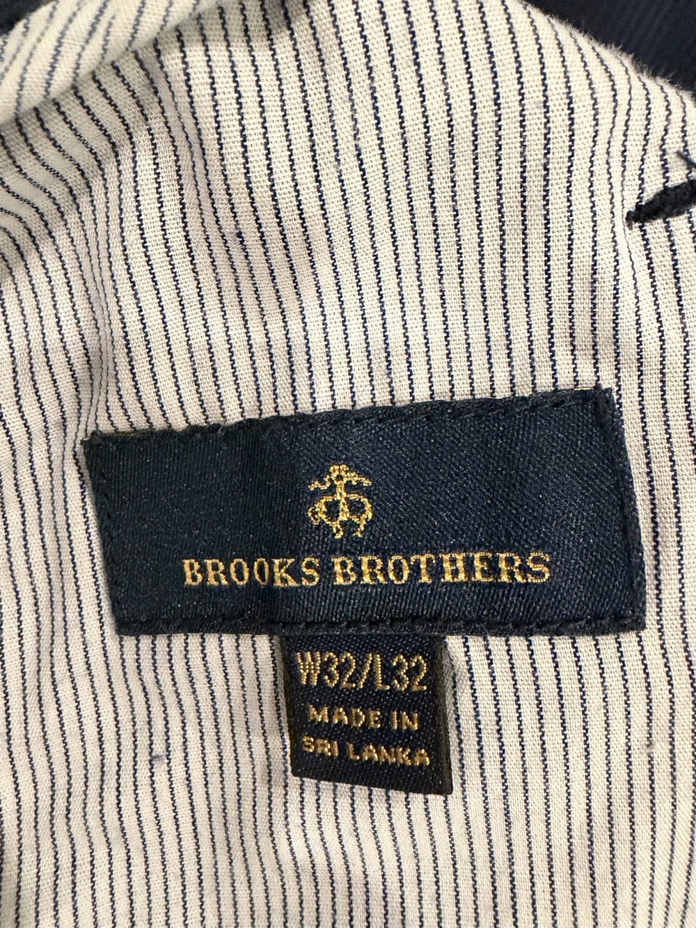 Brooks Brothers Men's Corduroy Pants - Navy Blue (32/32) - Picture 4 of 5